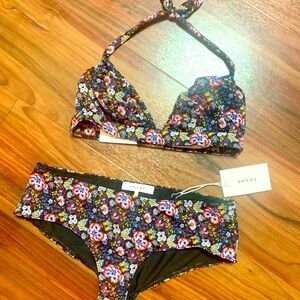 FRAME Floral Hipster Bikini.